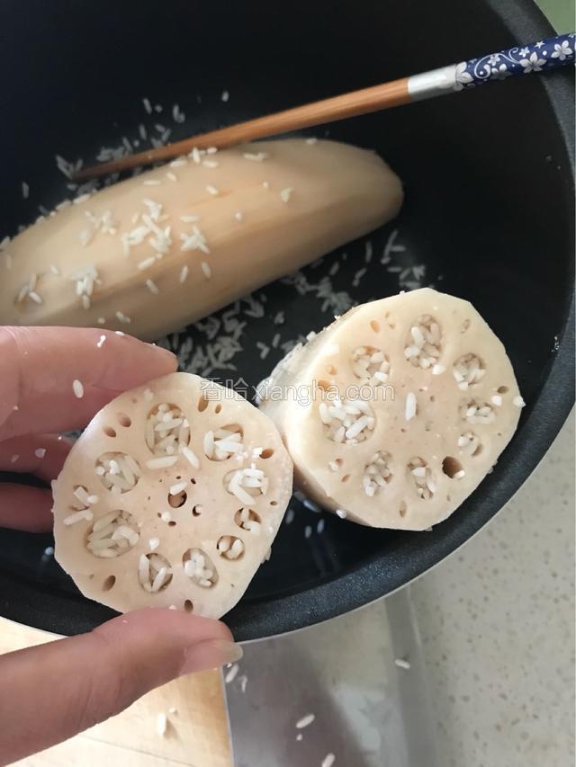 灌满，用筷子倒