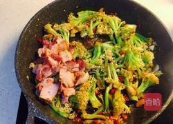 小炒培根菜花的做法图解17
