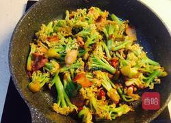 小炒培根菜花的做法图解18