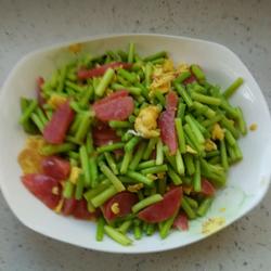 蒜毫炒鸡蛋的做法[图]