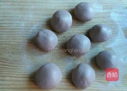 双色糯米团子的做法图解4