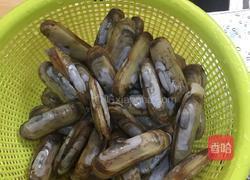 盐焗蛏子的做法图解1
