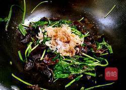 虾皮韭菜炒木耳的做法图解10