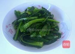 清炒紫叶莴笋叶的做法图解6