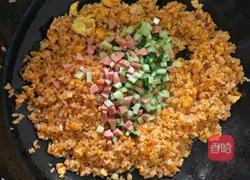 辣酱芝士炒饭的做法图解5