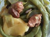 红烧肉炖豆角土豆的做法[图]