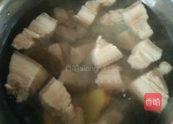 红烧肉炖豆角土豆的做法图解3