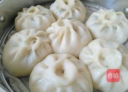 韭菜馅素包子的做法图解22