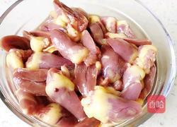 辣炒鸡心的做法图解4