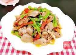 辣炒鸡心的做法图解11