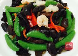 素炒泥蒿木耳的做法图解13