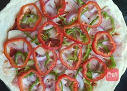 芝士培根披萨的做法图解15