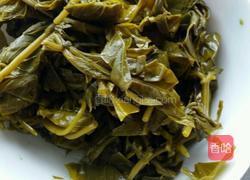 树头菜煮猪血的做法图解1