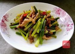 蒜苗肉丝的做法图解7