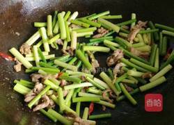 蒜苗肉丝的做法图解4