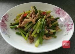 蒜苗肉丝的做法图解6