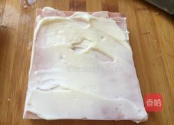 鸡蛋火腿三明治的做法图解4