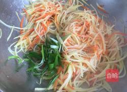土豆丝卷煎饼的做法图解4