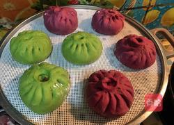 紫薯香干肉包的做法图解11