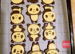 巧克力熊猫饼干的做法图解12