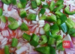 自制美味芦笋肘花火腿披萨的做法图解5