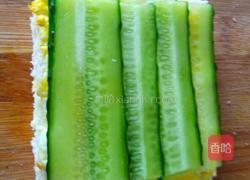 黄瓜胡罗卜煎蛋三明治的做法图解9