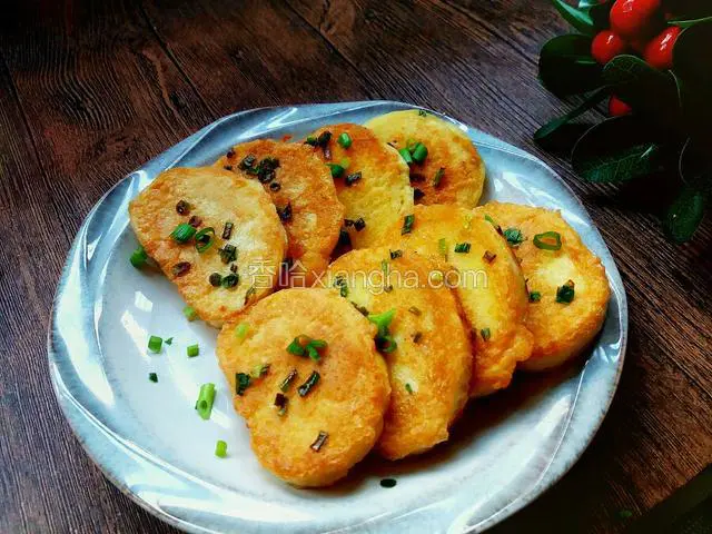香煎小葱鸡蛋馒头片