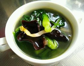 榨菜木耳青菜汤[图]