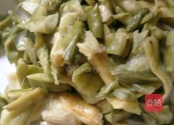 笋炒芋苗的做法图解4