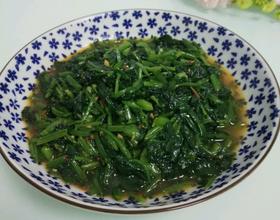 小酱炒菠菜[图]