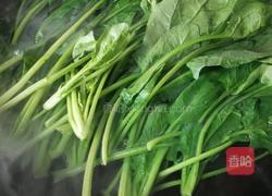 小酱炒菠菜的做法图解3