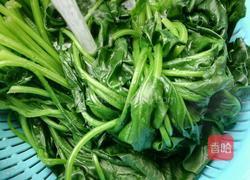 小酱炒菠菜的做法图解4
