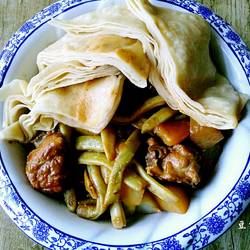 豆角烀饼的做法[图]