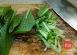 肉末粉丝小白莱的做法图解3