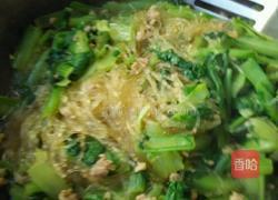 肉末粉丝小白莱的做法图解17