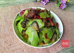 莴笋炒腊肉的做法图解17