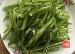 豆角丝炒肉丝的做法图解2