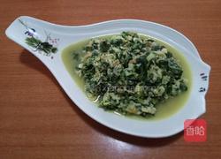 老屋私房菜菠菜炒鸡蛋的做法图解4
