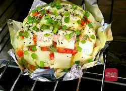 Illustration of how to make crispy cheese steamed buns 7