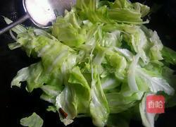 手撕包菜炒粉条的做法图解6