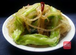 手撕包菜炒粉条的做法图解10