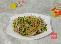 糖醋青椒豆皮的做法图解5