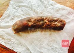 辣肠炒蚕豆的做法图解4