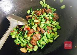辣肠炒蚕豆的做法图解11