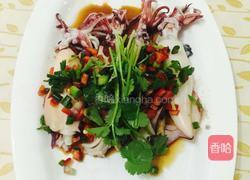 清蒸膏鱿鱼的做法图解10