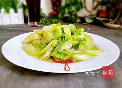 醋溜生菜的做法图解10