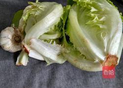 醋溜生菜的做法图解1