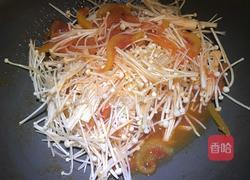 茄汁金针菇的做法图解6