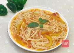 茄汁金针菇的做法图解8