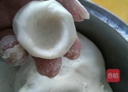 雪菜笋梢猪肉塌饼(独家料理)的做法图解7